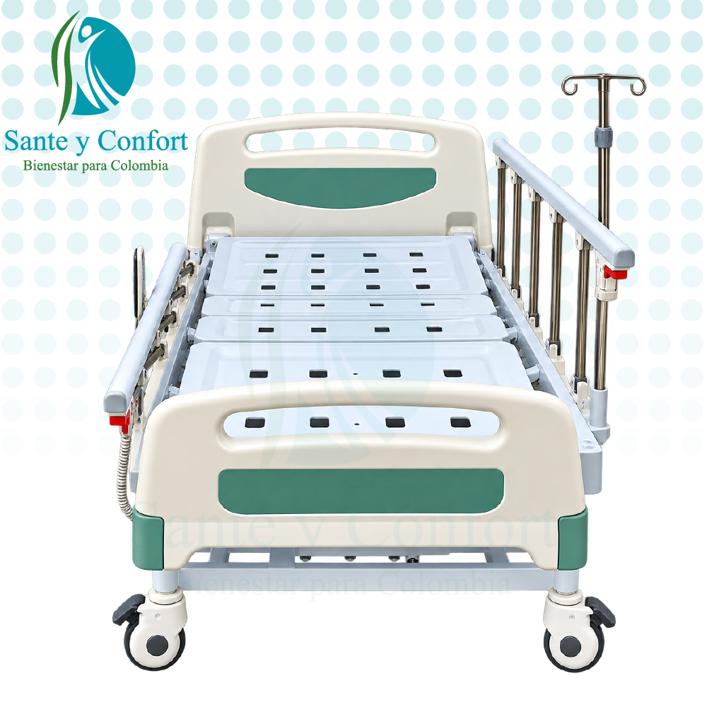 Cama Hospitalaria Eléctrica de 5 Movimientos | Sante y Confort