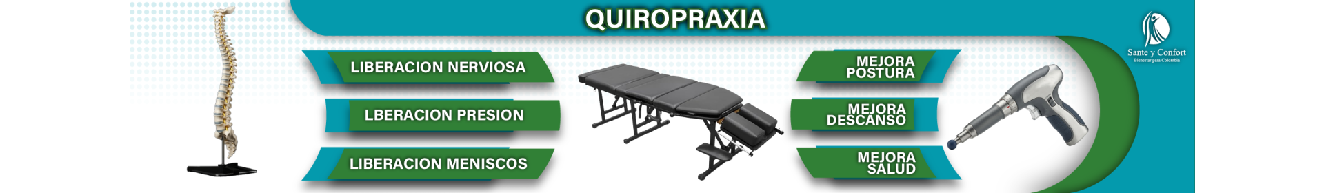 Quiropraxia Profesional y Ajuste Vertebral | Santé y Confort