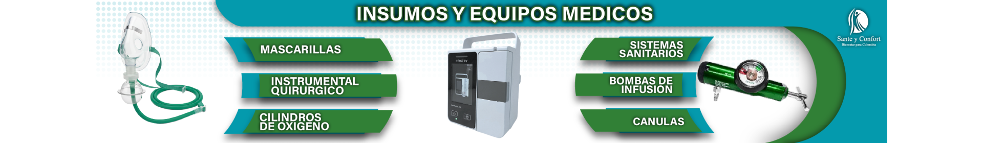Insumos y Equipos Médicos Hospitalarios | Santé y Confort