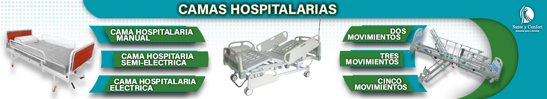 Camas Hospitalarias Eléctricas y Manuales | Venta y Alquiler | Santé y Confort