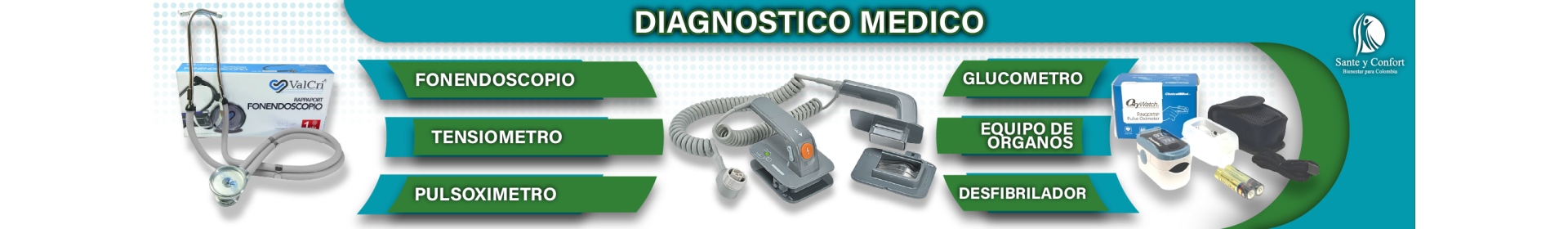 Equipos de Diagnóstico Médico | Tensiómetros y Fonendoscopios | Sante y Confort