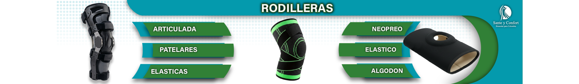 Rodilleras Ortopédicas | Estabilidad y Recuperación | Santé y Confort