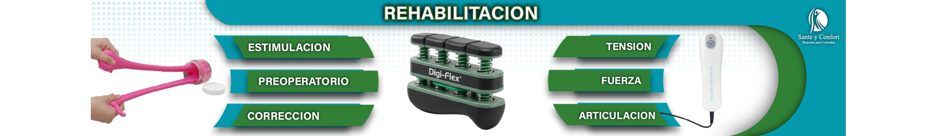 Equipos de Rehabilitación Física e Implementos Médicos | Santé y Confort