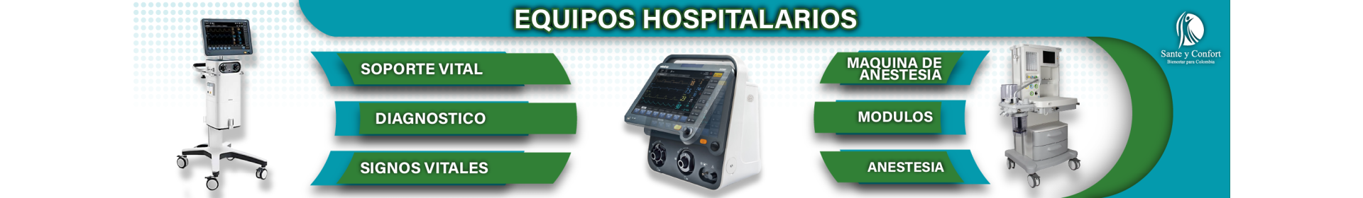Equipos Hospitalarios y Tecnología Biomédica | Santé y Confort