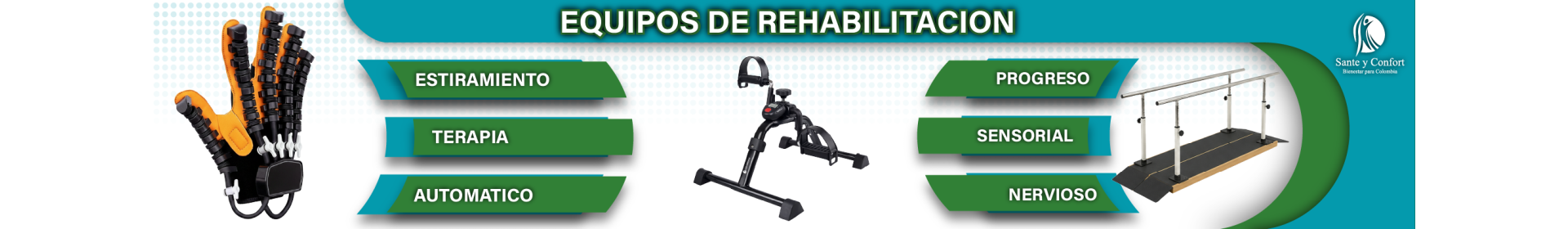 Equipos de Rehabilitación Física y Dispositivos Clínicos | Santé y Confort