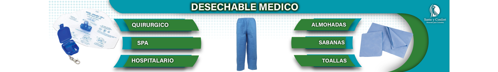 Desechables Médicos e Insumos de Bioseguridad | Santé y Confort