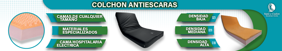 Colchón Antiescaras y Colchonetas Hospitalarias | Santé y Confort