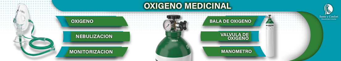 Oxígeno Medicinal en Colombia | Concentradores y Cilindros | Santé y Confort